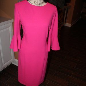 Bell Sleeve Sheath Dress
